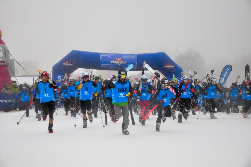 LARGADA TETRATLON CHAPELCO 2014