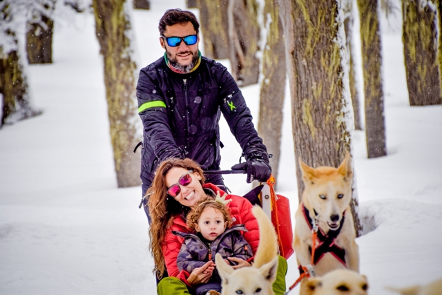 Diego Torres, Deborah Bello y su hija Nina