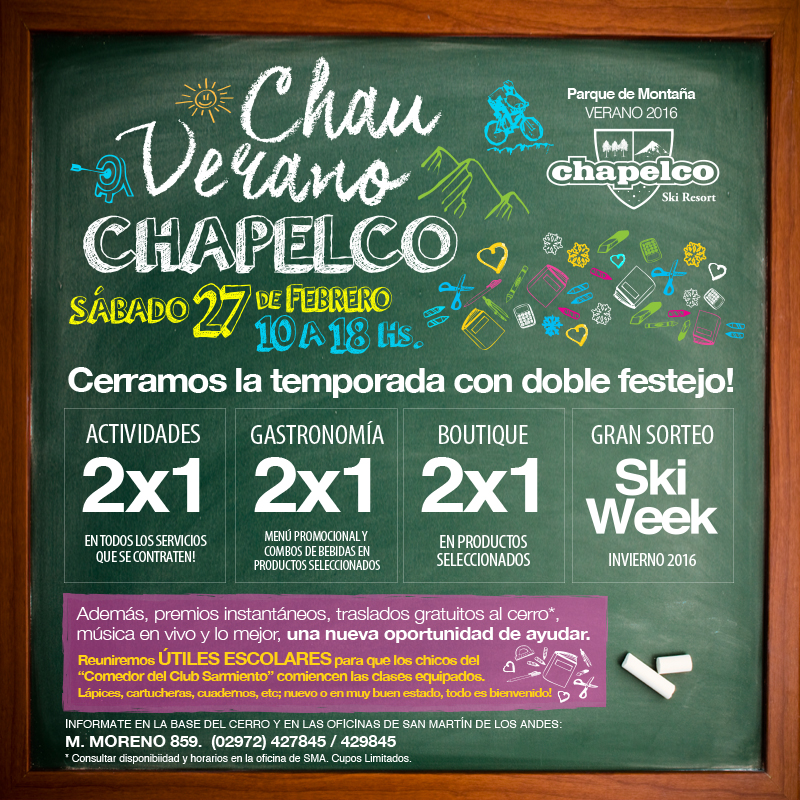 #ChauVeranoChapelco