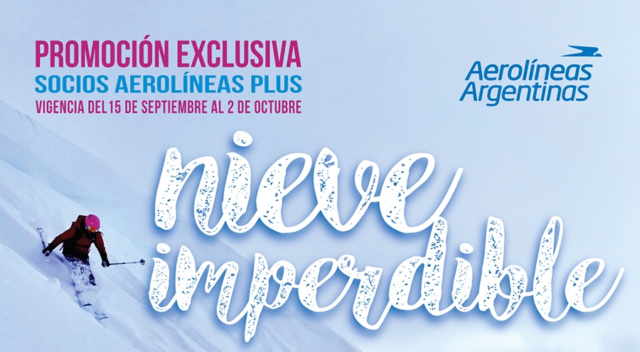 PROMOCION CHAPELCO PARA SOCIOS AEROLINEAS&nbsp;PLUS