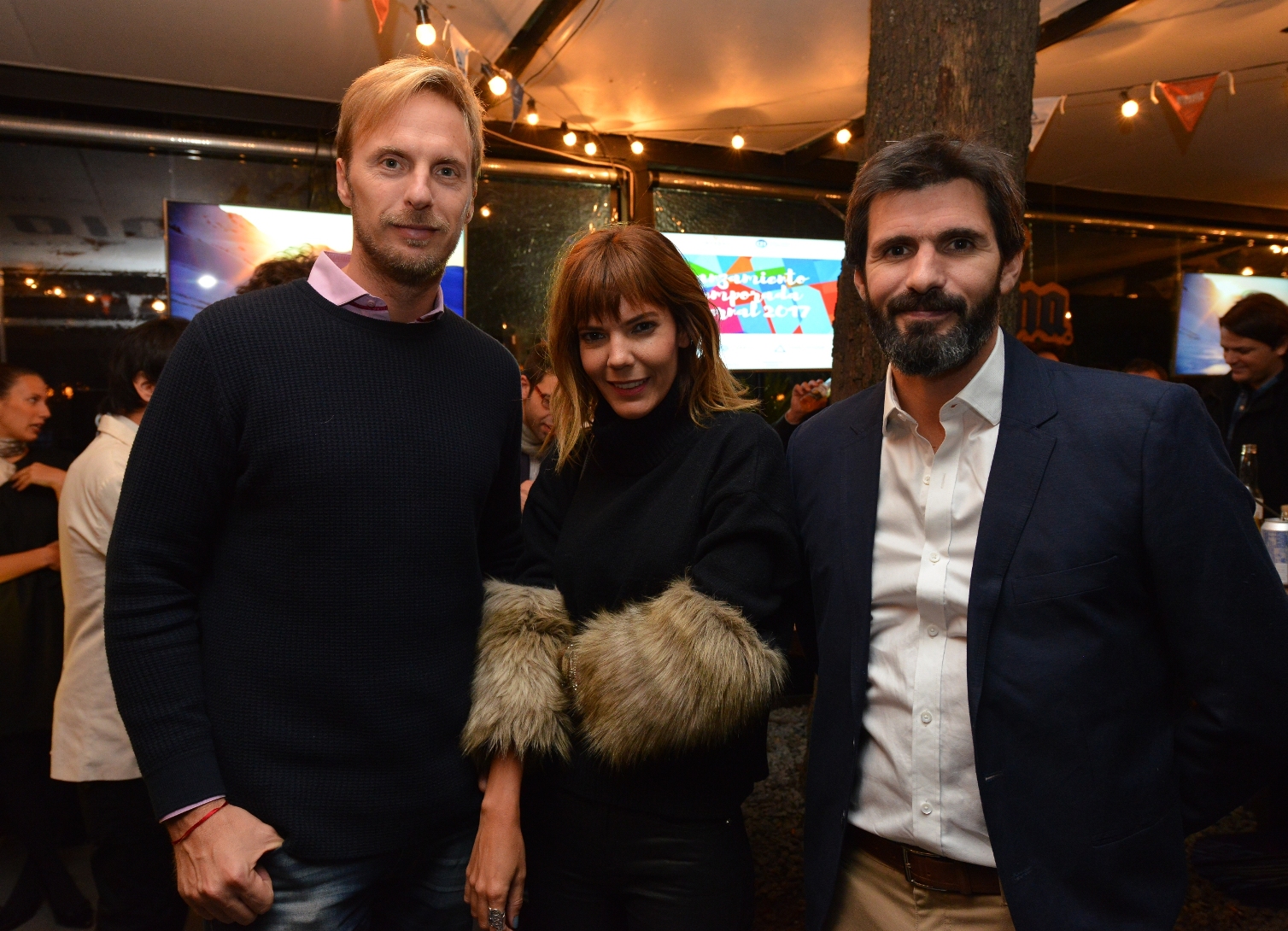 Federico Korn y Titina Vazquez junto a Federico Lopez Jallaguier Gte. Mktg CHapelcoDAC_9547